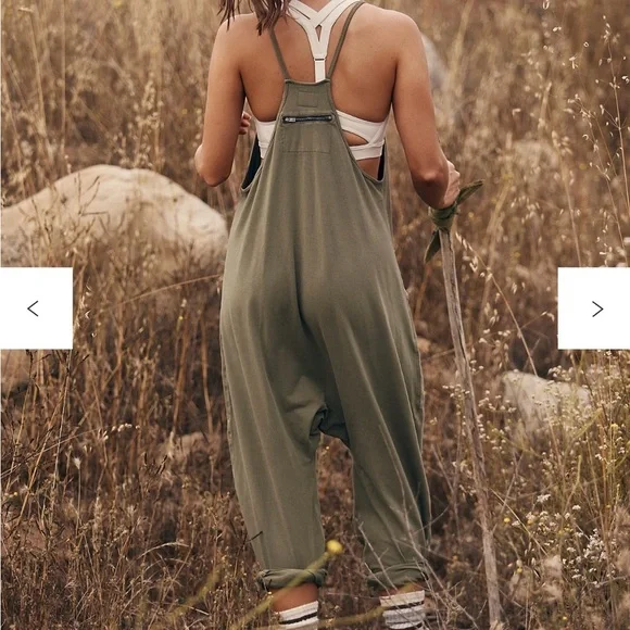 Relaxed Fit Hot Shot Onesie in Sea Grass Green | FP Movement by Free People - Picture 11 of 14